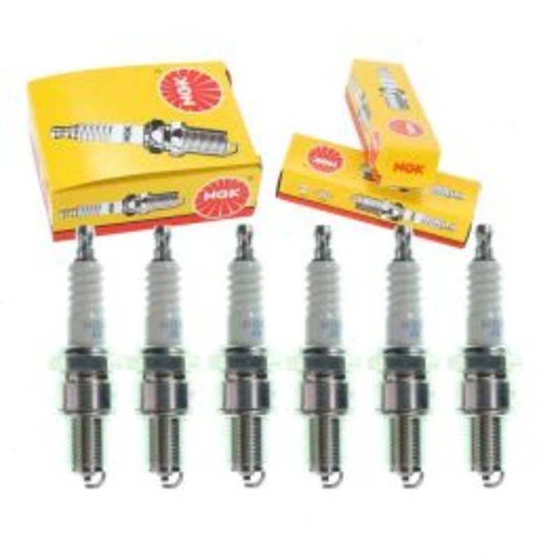 6 pc NGK Standard Spark Plugs for 1986-1987 Maserati 425 2.5L V6