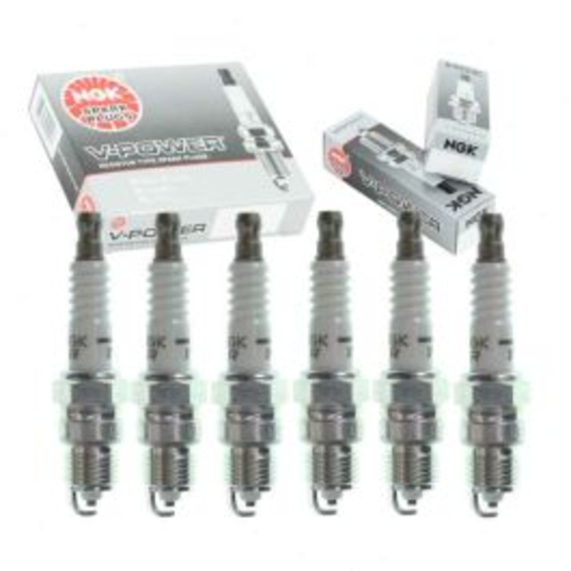 6 pc NGK V-Power Spark Plugs for 1983-1986 Buick Century 2.8L V6