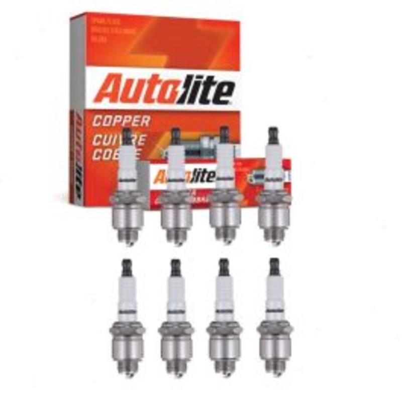 8 pc Autolite Copper Core Spark Plugs for 1934 Pontiac Model 603