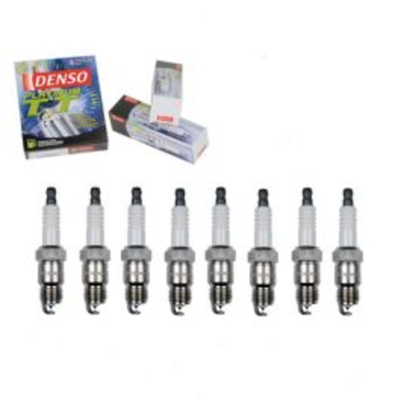 8 pc DENSO Platinum TT Spark Plugs for 1975-1978 GMC K15 5.0L 5.7L 6.6L 7.4L V8