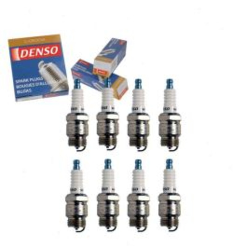 8 pc DENSO Standard U-Groove Spark Plugs for 1975-1976 Ford F-350 6.4L V8