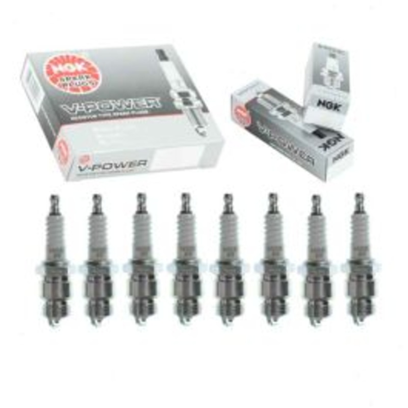 8 pc NGK V-Power Spark Plugs for 1955-1956 Mercury Custom 4.8L 5.1L V8