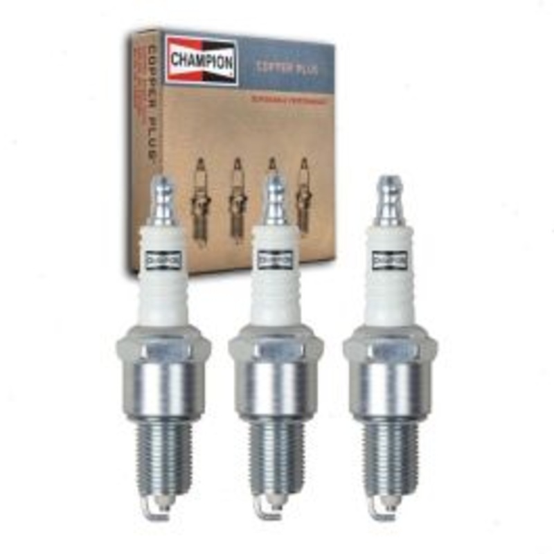 3 pc Champion Copper Plus Spark Plugs for 1985-1988 Pontiac Firefly 1.0L L3