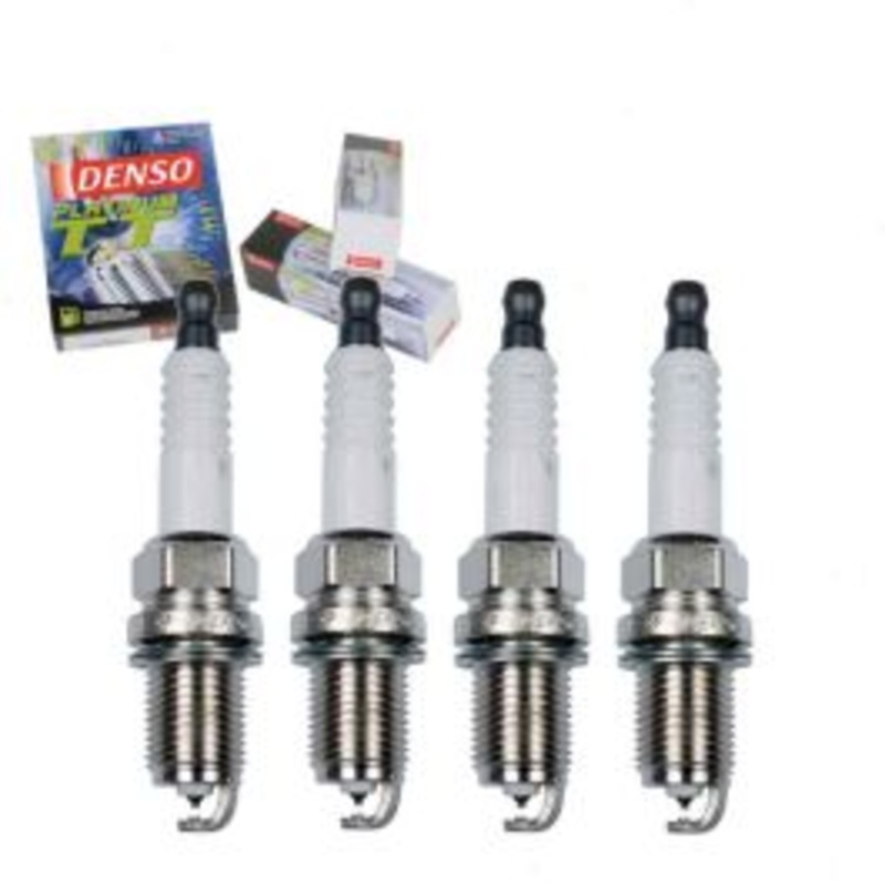 4 pc DENSO Platinum TT Spark Plugs for 1985-1989 Toyota MR2 1.6L L4