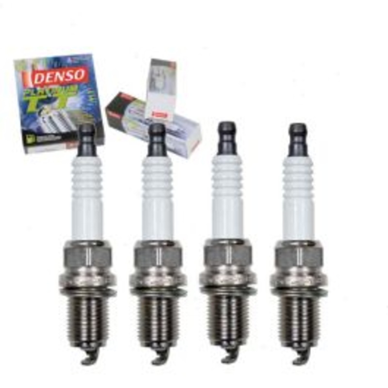 4 pc DENSO Platinum TT Spark Plugs for 1988-1991 Honda CRX 1.5L 1.6L L4