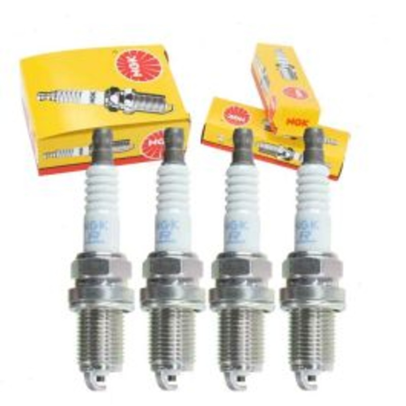 4 pc NGK Standard Spark Plugs for 1993-1997 Mazda MX-6 2.0L L4