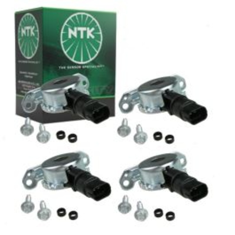 4 pc NTK Variable Timing Solenoid VVTs for 2011-2012 Ford F-350 Super Duty 6.2L V8