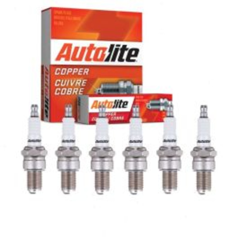 6 pc Autolite Copper Core 404 Spark Plugs