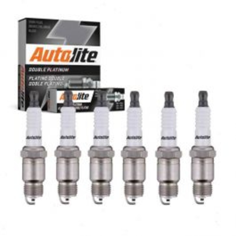 6 pc Autolite Double Platinum APP24 Spark Plug
