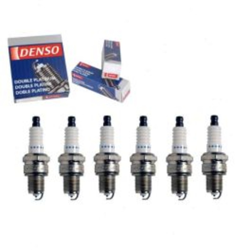 6 pc DENSO Double Platinum Spark Plugs for 1963-1964 Dodge Polara 3.7L L6