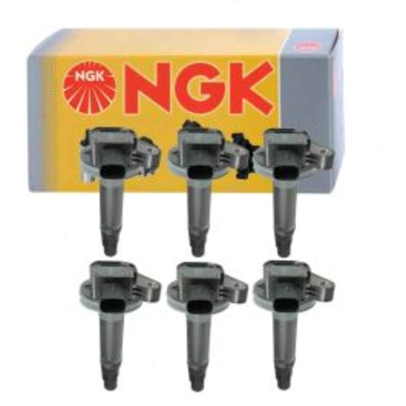 6 pc NGK Ignition Coils for 2015-2019 Ford Transit-350 HD 3.7L V6