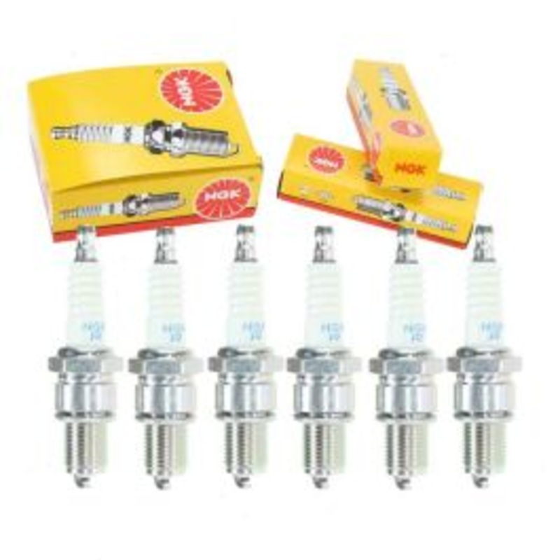 6 pc NGK Standard Spark Plugs for 1968 Triumph TR250 2.5L L6