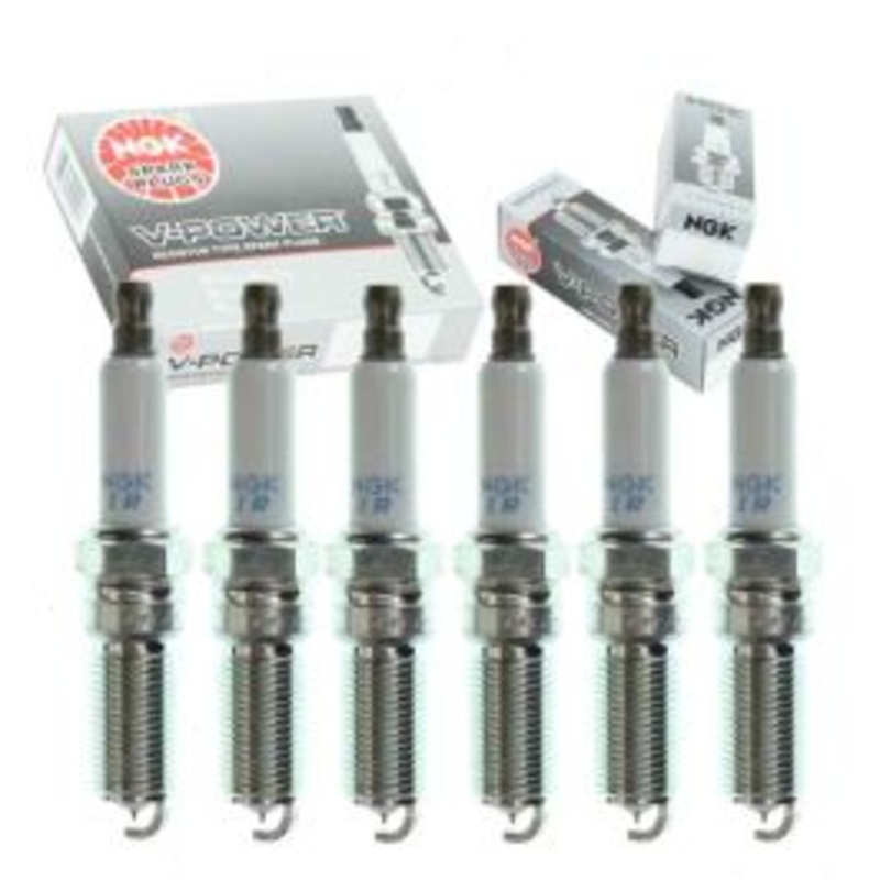6 pc NGK V-Power 4306 LZTR5A-13 Spark Plugs