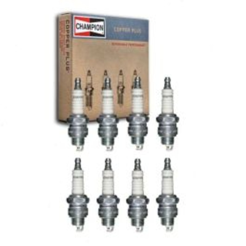 8 pc Champion Copper Plus Spark Plugs for 1955-1957 Chevrolet One-Fifty Series 4.3L 4.6L V8