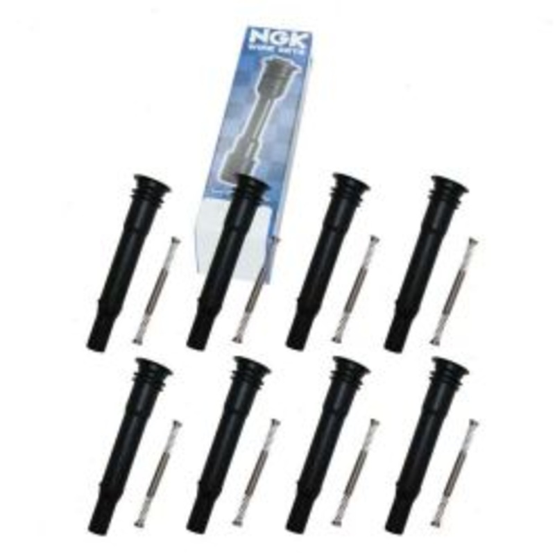 8 pc NGK Ignition Coil Boots for 2008-2010 Mercedes-Benz CL63 AMG 6.3L V8