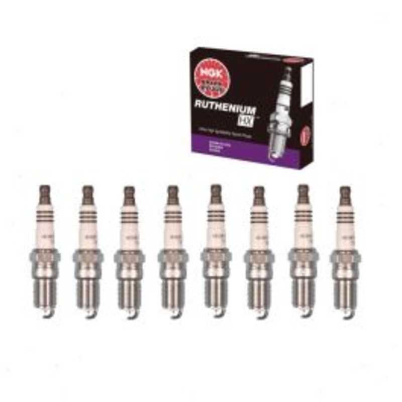 8 pc NGK Ruthenium HX Spark Plugs for 1997-2002 Ford E-150 Econoline 4.6L 5.4L V8