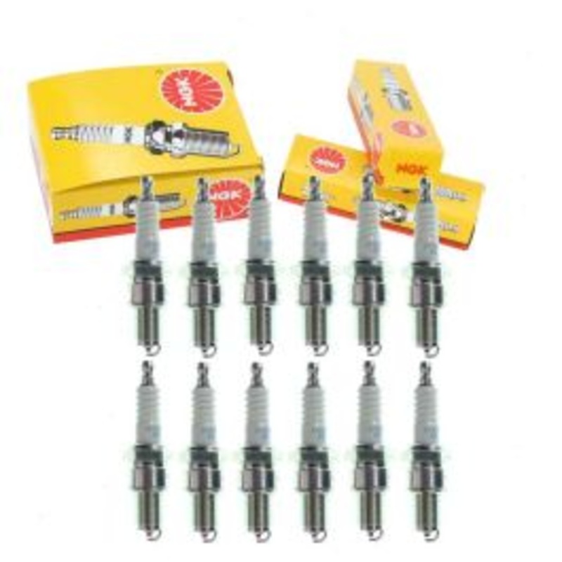 12 pc NGK Standard Spark Plugs for 1970-1976 Lamborghini Jarama 4.0L V12