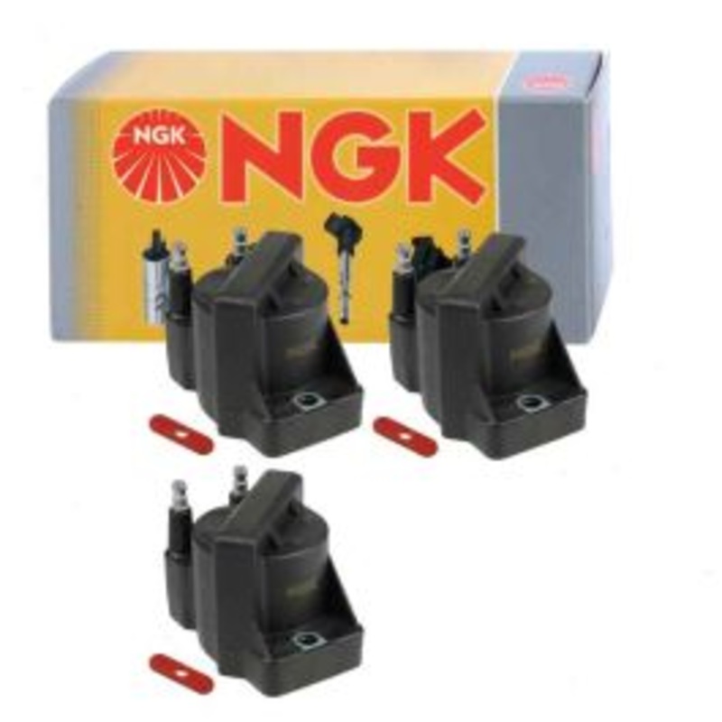 3 pc NGK Ignition Coils for 1986-1996 Oldsmobile Cutlass Ciera 2.8L 3.1L 3.3L 3.8L V6