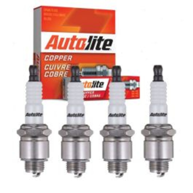 4 pc Autolite Copper Core Spark Plugs for 1959-1966 Jeep DJ3 2.2L L4