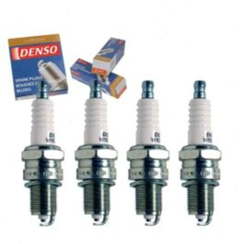 4 pc DENSO Standard U-Groove Spark Plugs for 1983-1988 Dodge 600 2.2L 2.5L L4