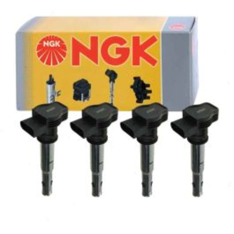 4 pc NGK Ignition Coils for 2007-2016 Volkswagen Eos 2.0L L4