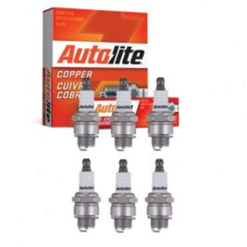 6 pc Autolite Copper Core 254 Spark Plugs