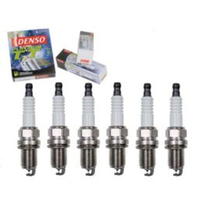 6 pc DENSO Platinum TT Spark Plugs for 1990-1997 Jaguar Vanden Plas 4.0L L6
