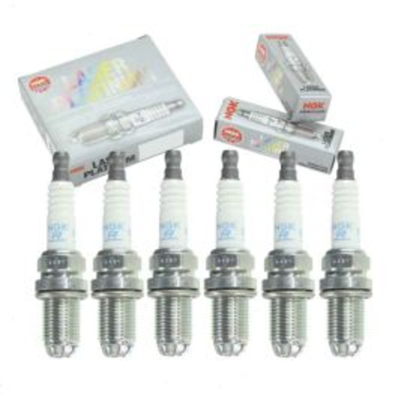 6 pc NGK Laser Platinum Spark Plugs for 2001-2006 BMW 325Ci 2.5L L6