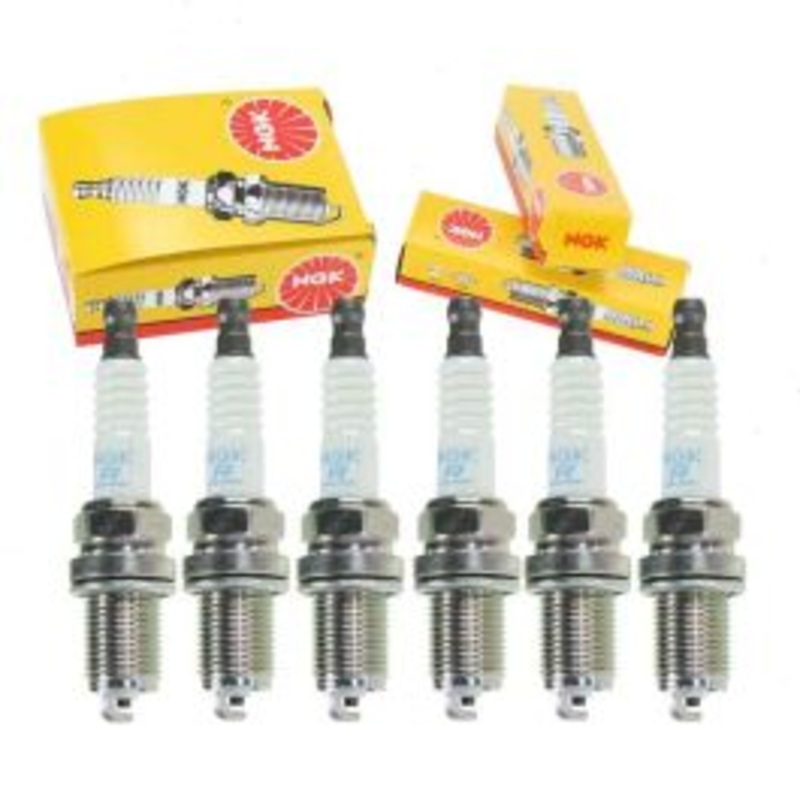 6 pc NGK Standard Spark Plugs for 2002-2004 Audi A4 Quattro 3.0L V6