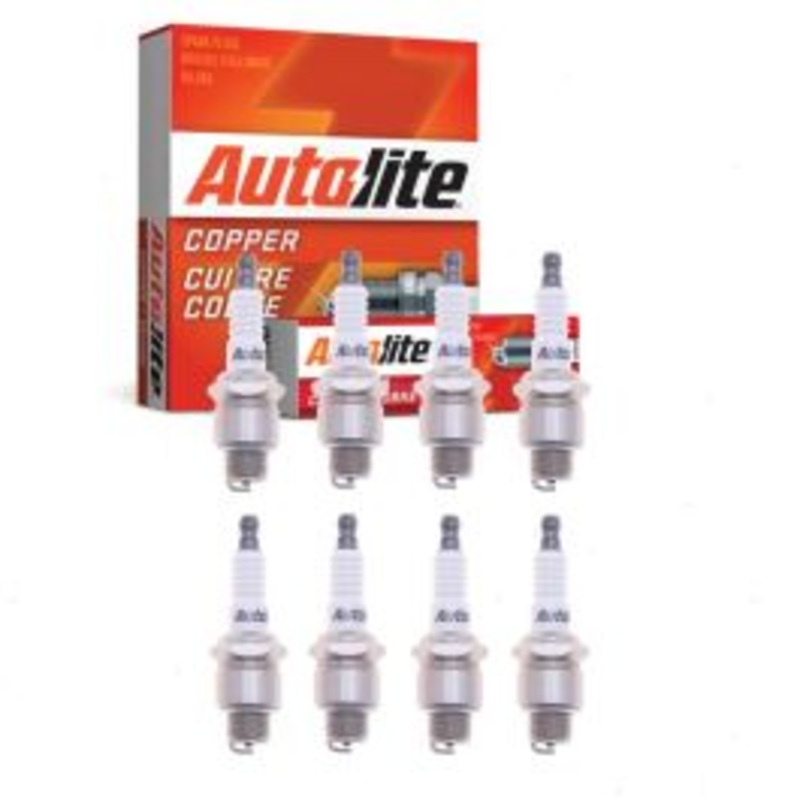 8 pc Autolite Copper Core Spark Plugs for 1965 Jeep J-310 5.3L V8