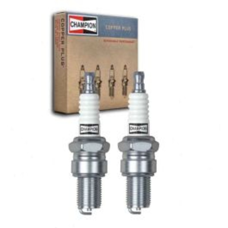 2 pc Champion Copper Plus Spark Plugs for 1960-1961 Berkeley B105 0.7L L2