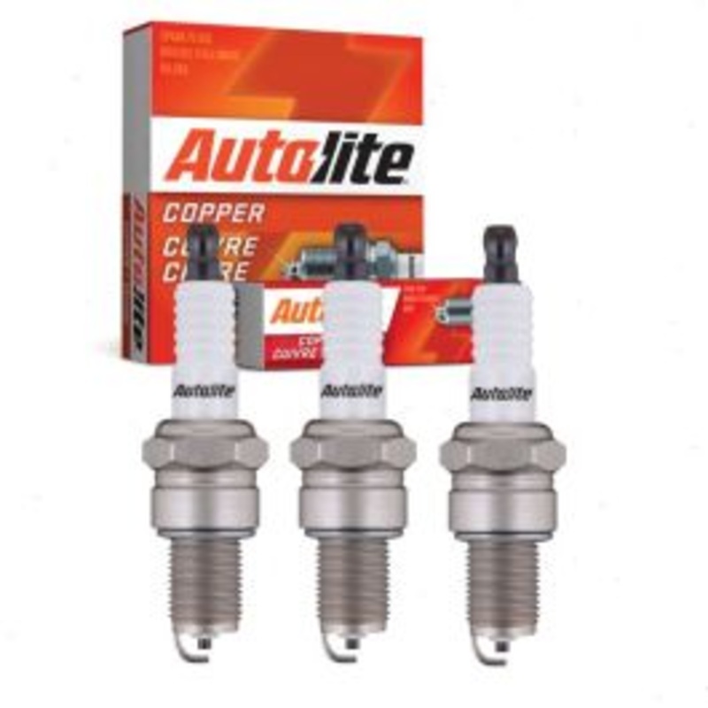 3 pc Autolite Copper Core Spark Plugs for 1988-1992 Daihatsu Charade 1.0L L3