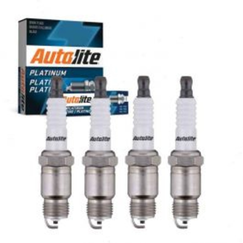 4 pc Autolite Platinum Spark Plug for 1977 Pontiac Astre 2.3L L4