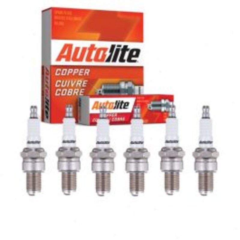 6 pc Autolite Copper Core Spark Plugs for 1952-1954 Bentley R Type 4.6L L6