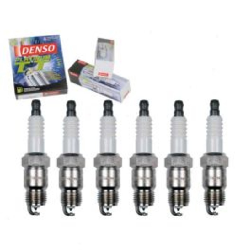 6 pc DENSO Platinum TT Spark Plugs for 1970-1979 Chevrolet Nova 3.8L 4.1L L6