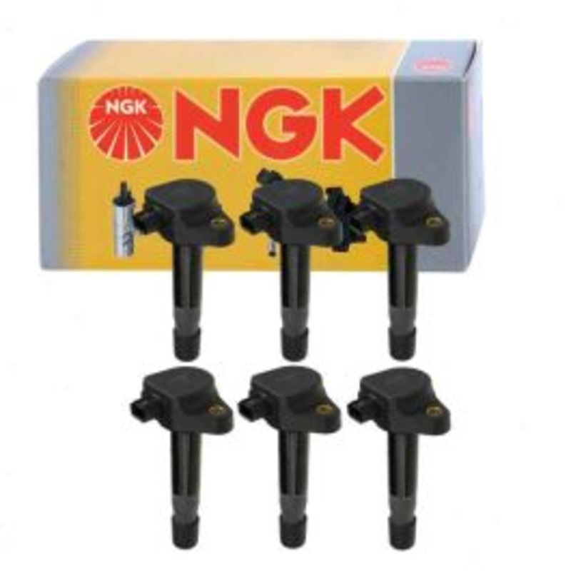6 pc NGK Ignition Coils for 2009-2014 Acura TL 3.5L 3.7L V6