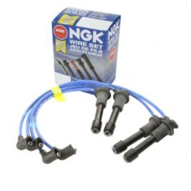 NGK Spark Plug Wire Set for 1995-1998 Mazda Protege 1.8L L4