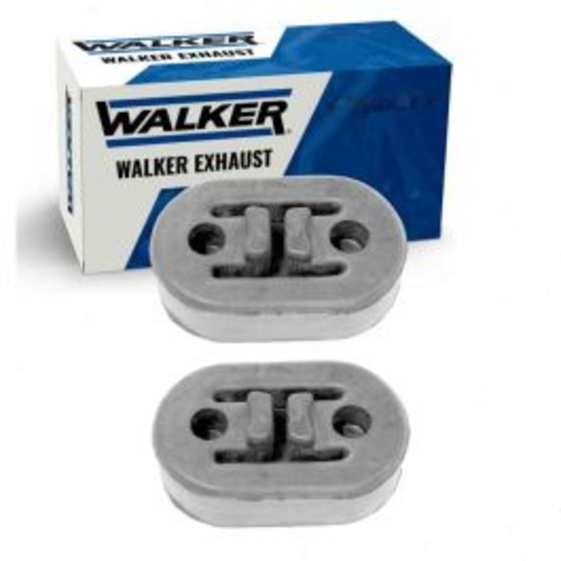 2 pc Walker Muffler Assm Left Exhaust System Insulators for 1998-2002 Honda Accord 3.0L V6