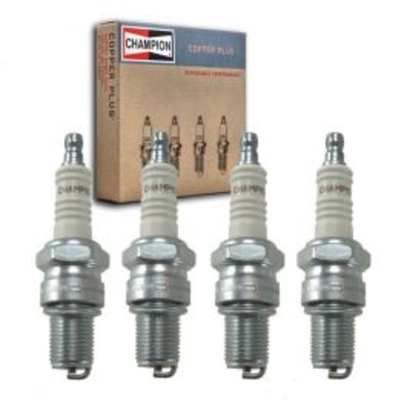 4 pc Champion Copper Plus Spark Plugs for 1959-1966 Turner SPR60 0.9L L4