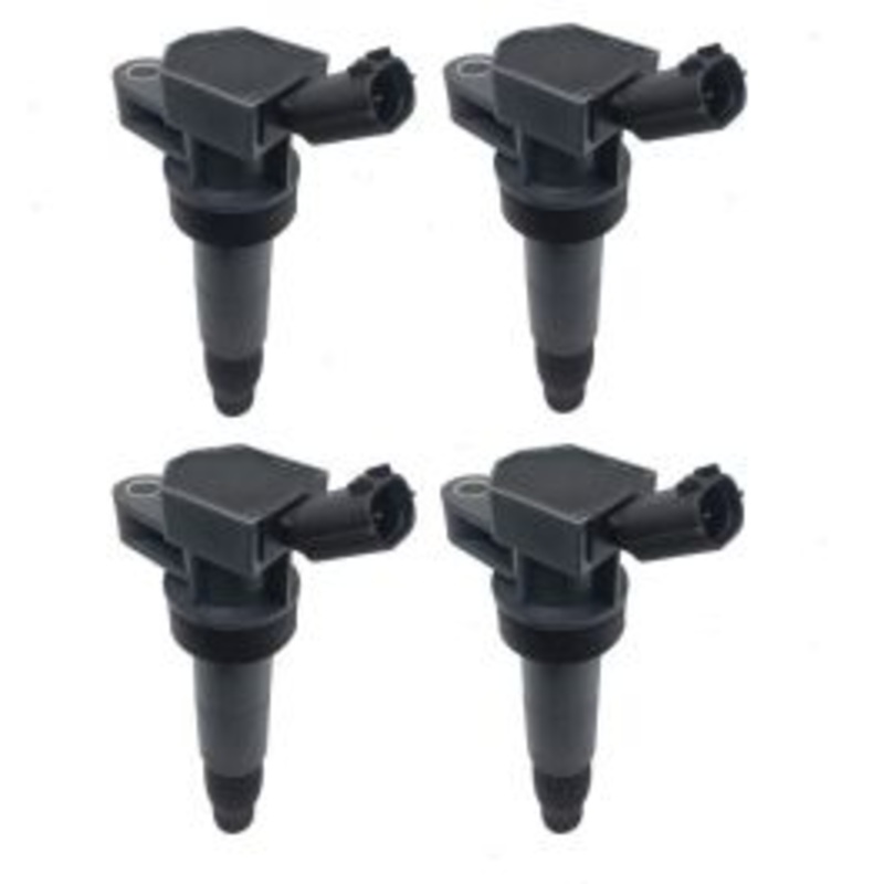 4 pc Hitachi Ignition Coils for 2010-2014 Hyundai Genesis Coupe 2.0L L4