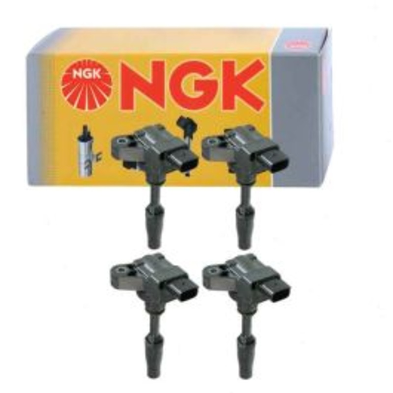 4 pc NGK Ignition Coils for 2014-2017 Buick Regal 2.0L L4