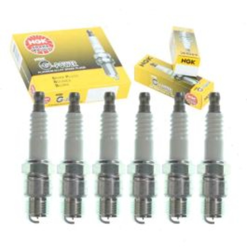 6 pc NGK G-Power Spark Plugs for 1975-1978 GMC P15 4.8L L6