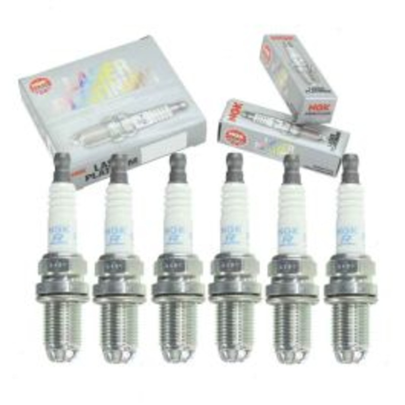 6 pc NGK Laser Platinum Spark Plugs for 2001-2005 BMW 525i 2.5L L6