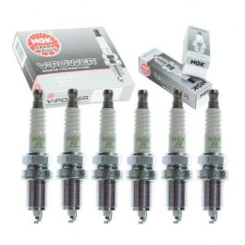 6 pc NGK V-Power Spark Plugs for 2001 Dodge Ram 2500 Van 3.9L V6