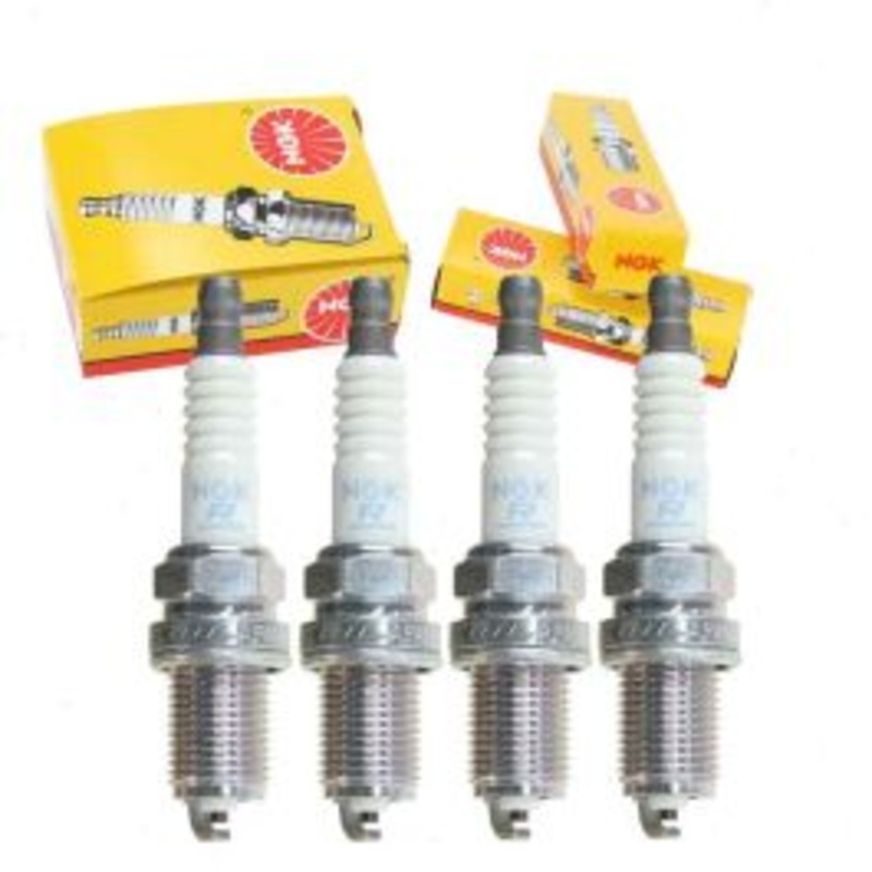 4 pc NGK Standard Spark Plugs for 1989-1991 Peugeot 405 1.9L L4