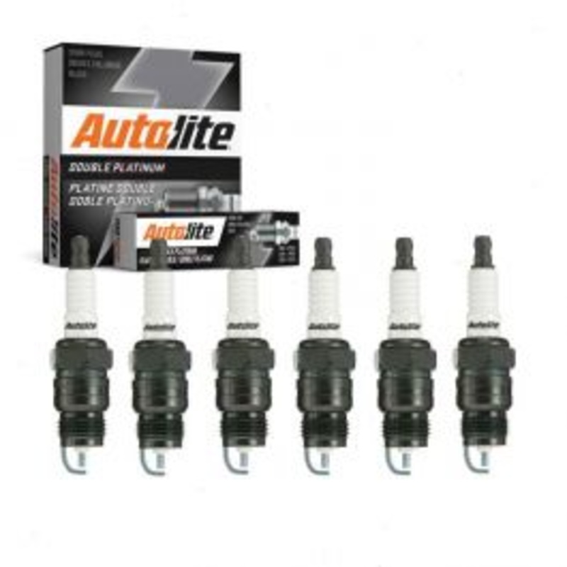 6 pc Autolite Double Platinum APP5125 Spark Plug