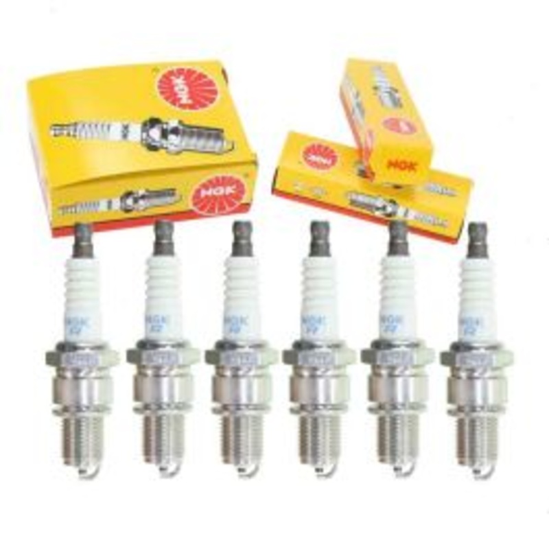 6 pc NGK Standard Spark Plugs for 1974-1976 Ford Mustang II 2.8L V6