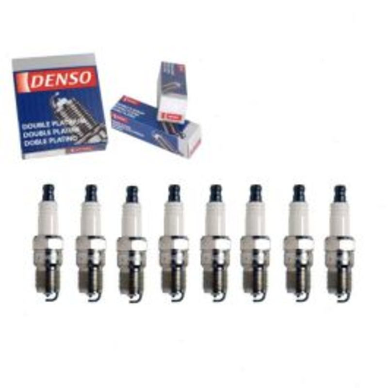 8 pc DENSO Double Platinum Spark Plugs for 1996-1999 Chevrolet P30 5.7L 7.4L V8