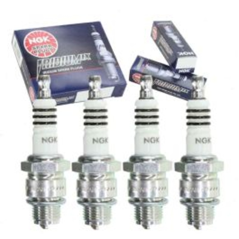 4 pc NGK Iridium IX Spark Plugs for 1966-1973 Volkswagen Fastback 1.6L H4
