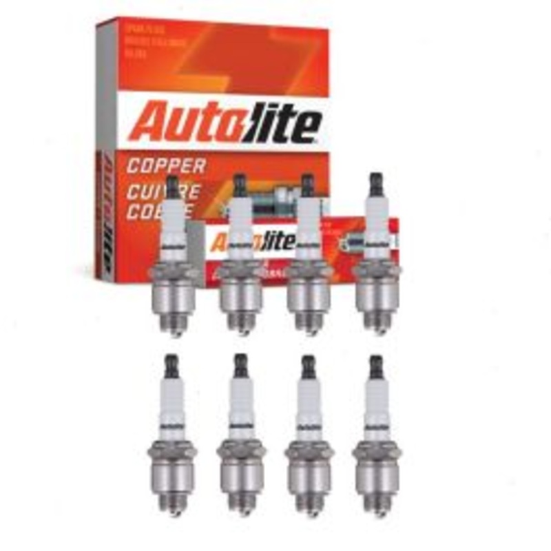 8 pc Autolite Copper Core Spark Plugs for 1967 GMC C15 C1500 Pickup 4.6L V8